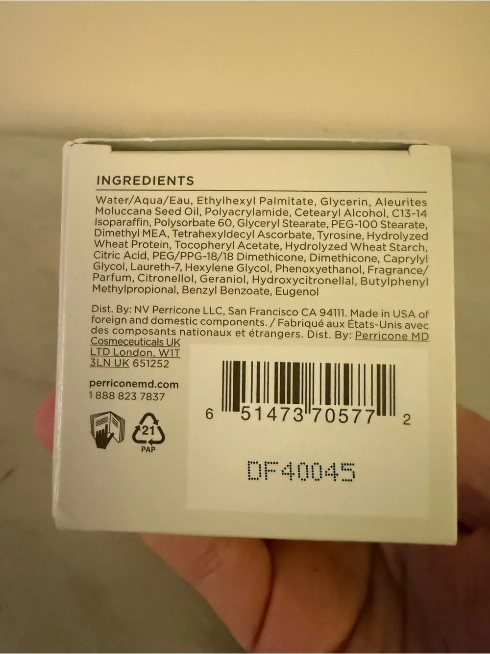 Perricone MD High Potency Classics Face Finishing & Firming Moisturizer NEW 2 oz